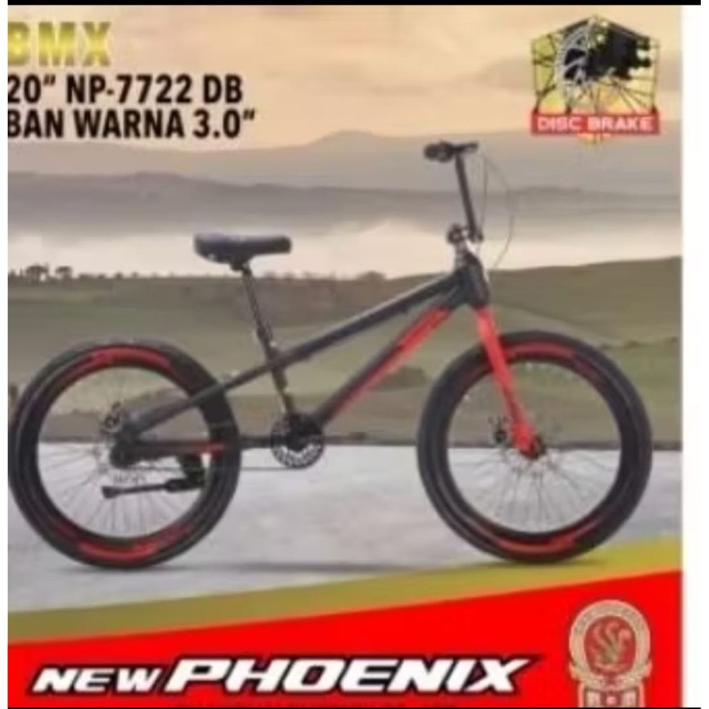 sepeda 20 bmx element coyote / new phoenix 7722 ban 2.4 dan 3.0