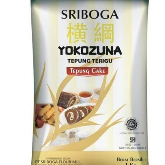 

Tepung Terigu Untuk Bolu & Cake 1kg Sriboga Yokozuna Bahan Kue Tepung Serbaguna