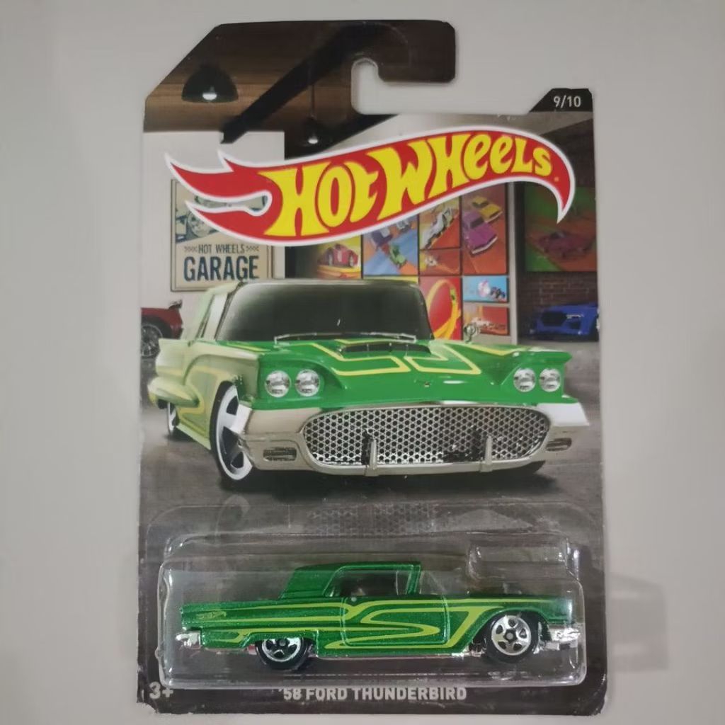 hotwheels hot wheels '58 ford thunderbird edisi hot wheels garage 9/10 t bird t-bird tbird