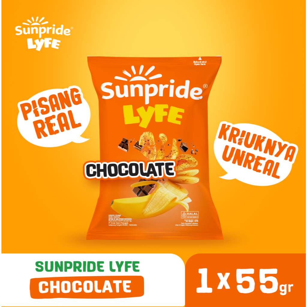 

Sunpride Lyfe Chocolate 55 gr - Cavendish Banana Chips