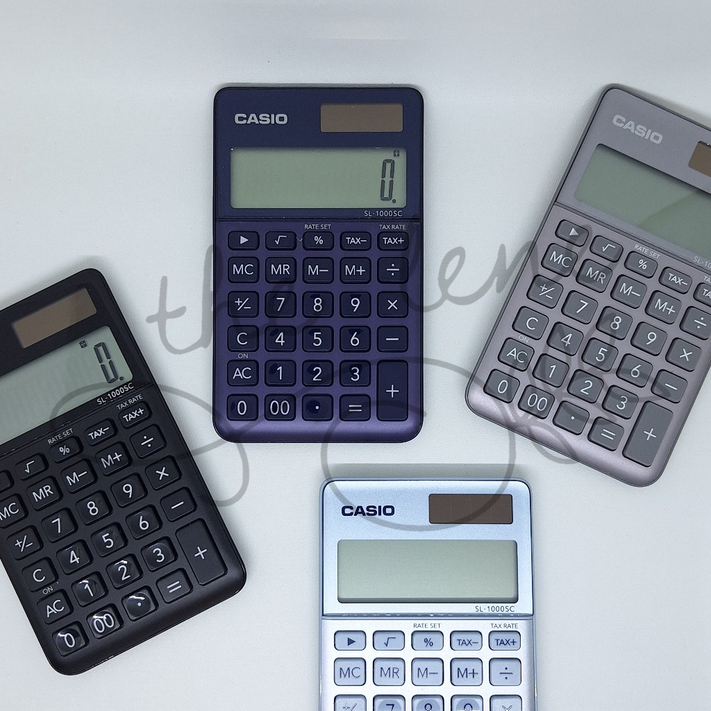 

Kalkulator Casio SL-1000 SC / Kalkulator Pocket 10 Digit / Calculator Mini / Kalkulator Kecil Casio