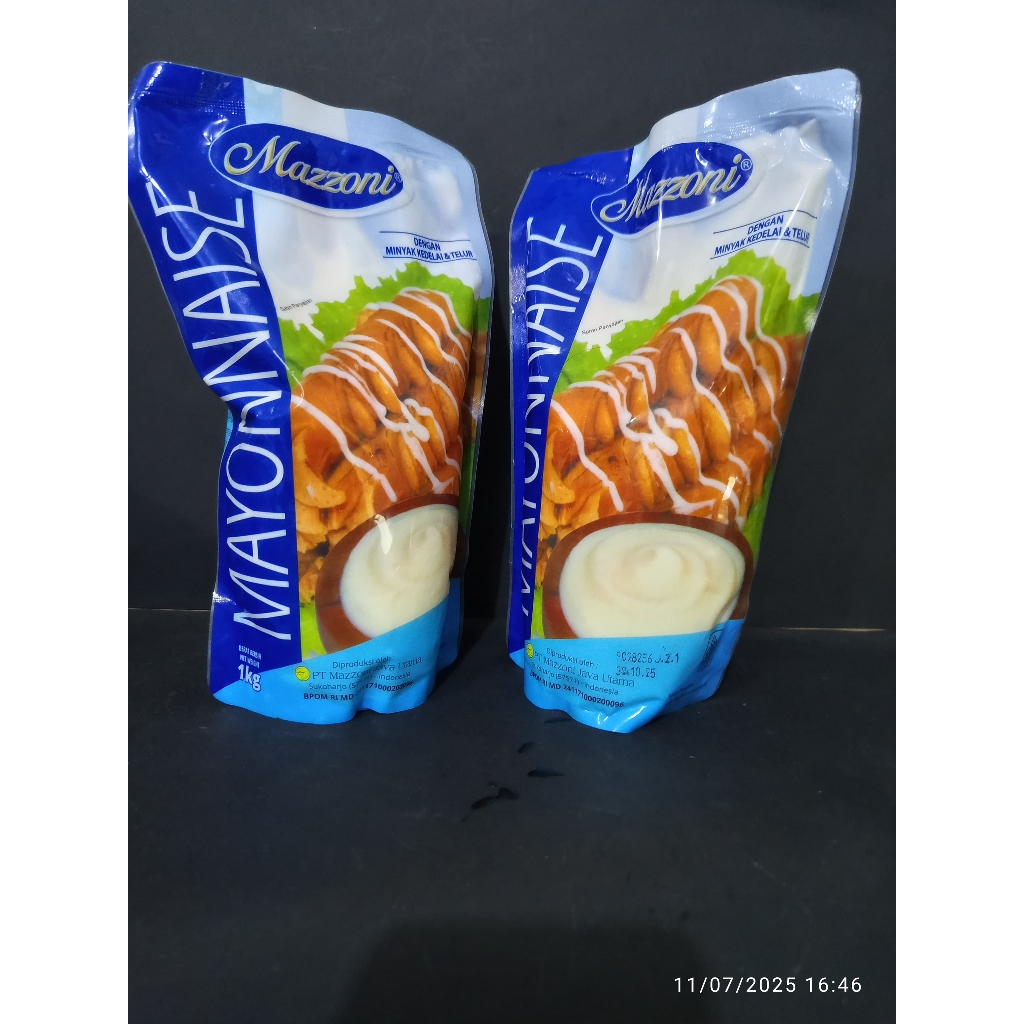 

Mazzoni Mayonies Original 1kg dan 500g