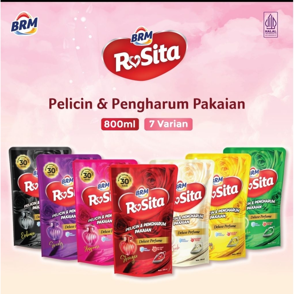 pelicin pewangi pakaian BRM mawar