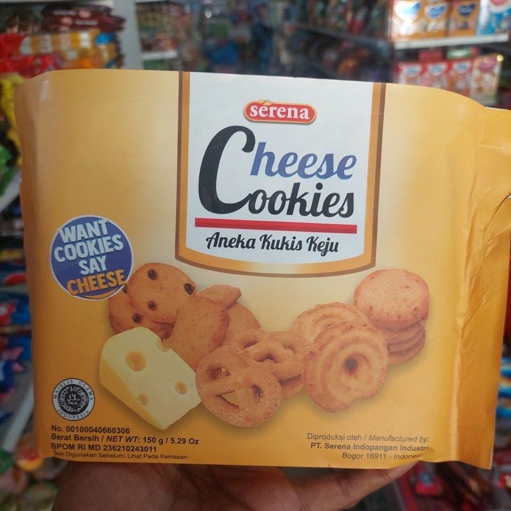 

Serena Cheese Cookies 150gr Aneka Kukis Keju Roti Kukis Keju
