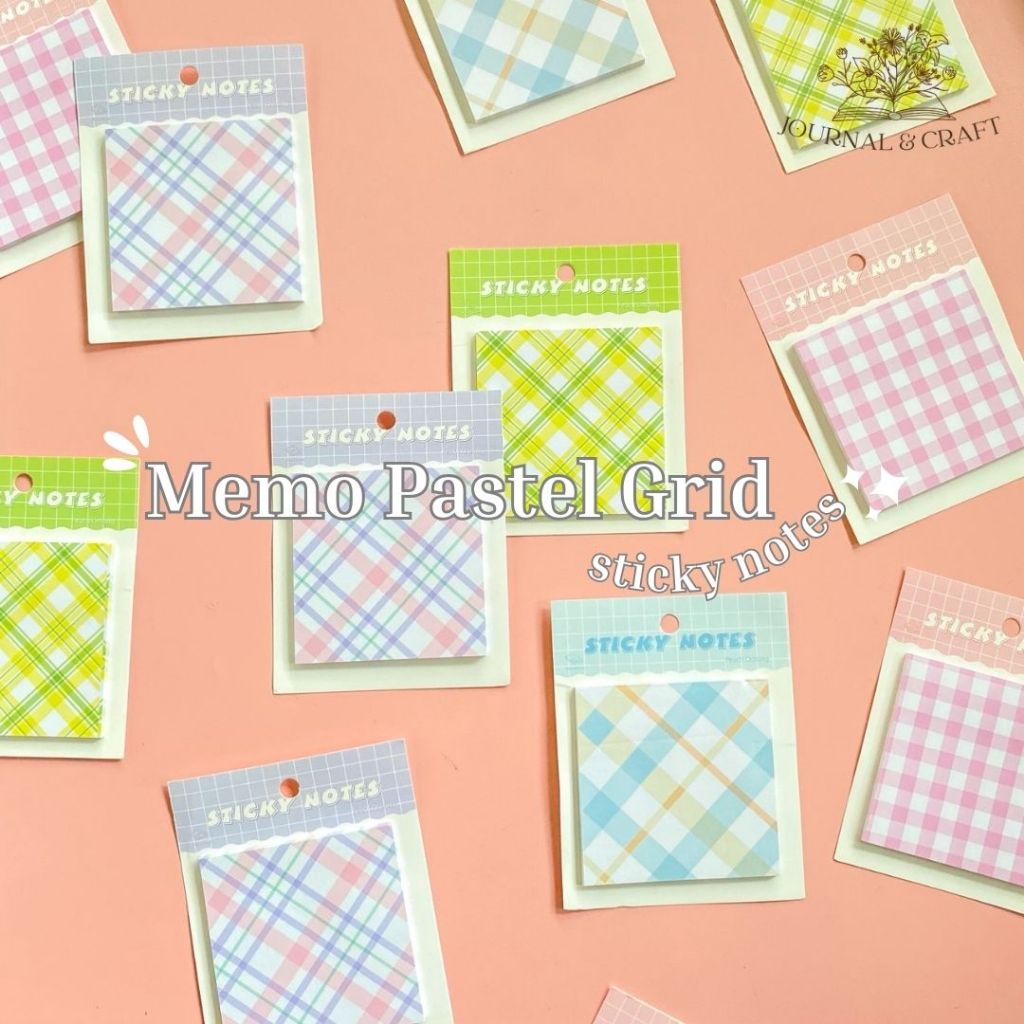

memo pastel memo sticky notes catatan aesthetic memo journaling scrapbooking