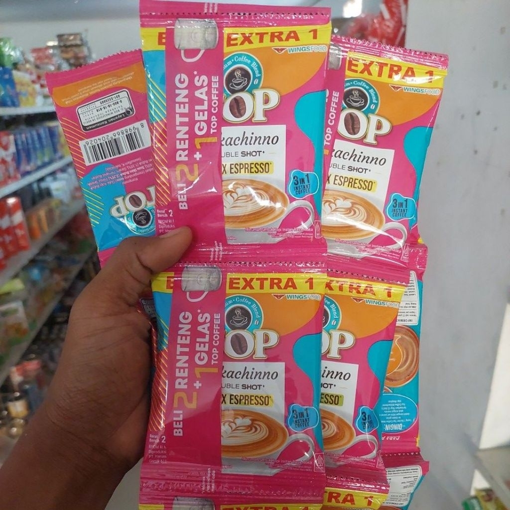 

Top Kopi Mokachinno Renceng isi 10x22gr Gratis 5 pcs Promo Beli 2 Gratis 1