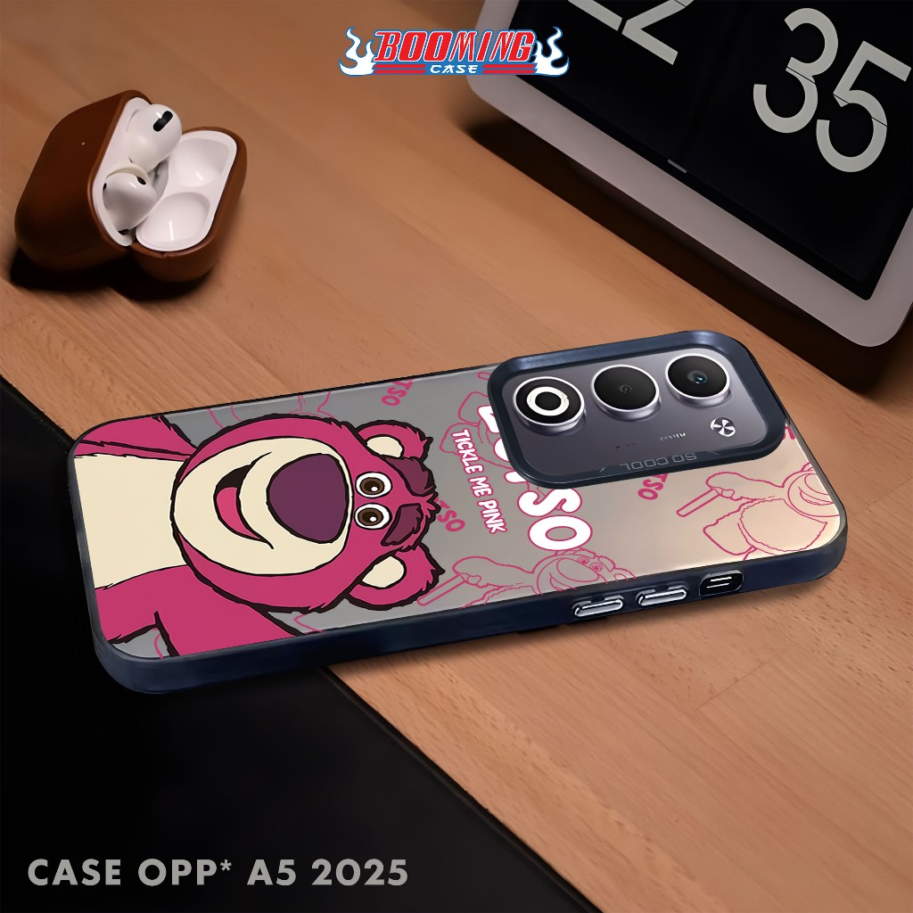 Case Oppo A5 2025 Casing Oppo Premium Matte Hard Casing - Case IMD - Case Hologram Motif LOTSO