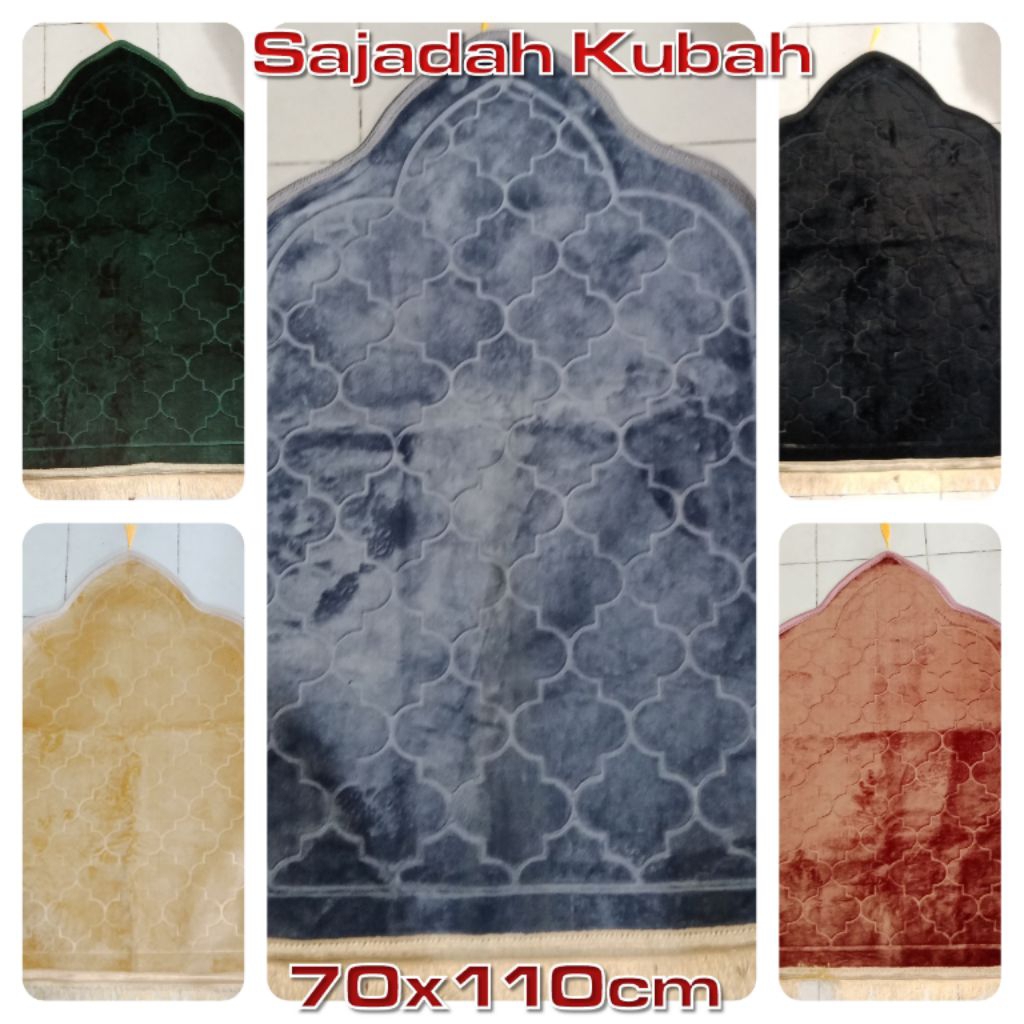 Sajadah Mboost Kubah/Sajadah kubah/Sajadah kubah turki 70x110cm