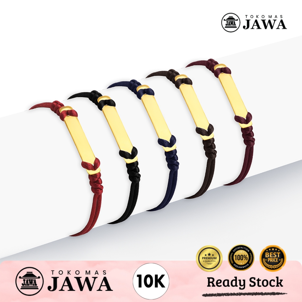 Gelang Tali Emas Platique Kadar 10 Karat Toko Mas Jawa