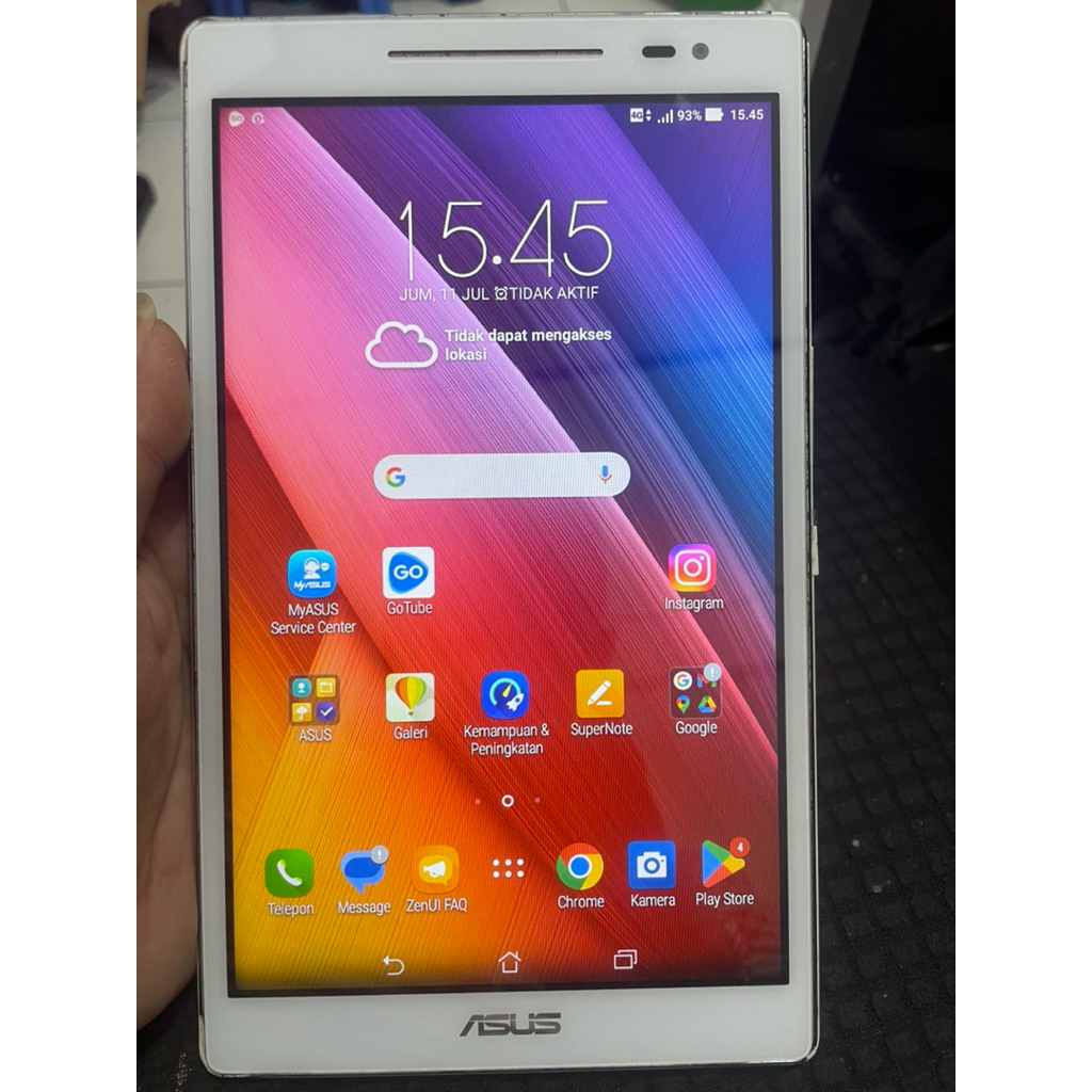 Tablet asus zenpad 8.0 tipe P024 ram 3/32gb