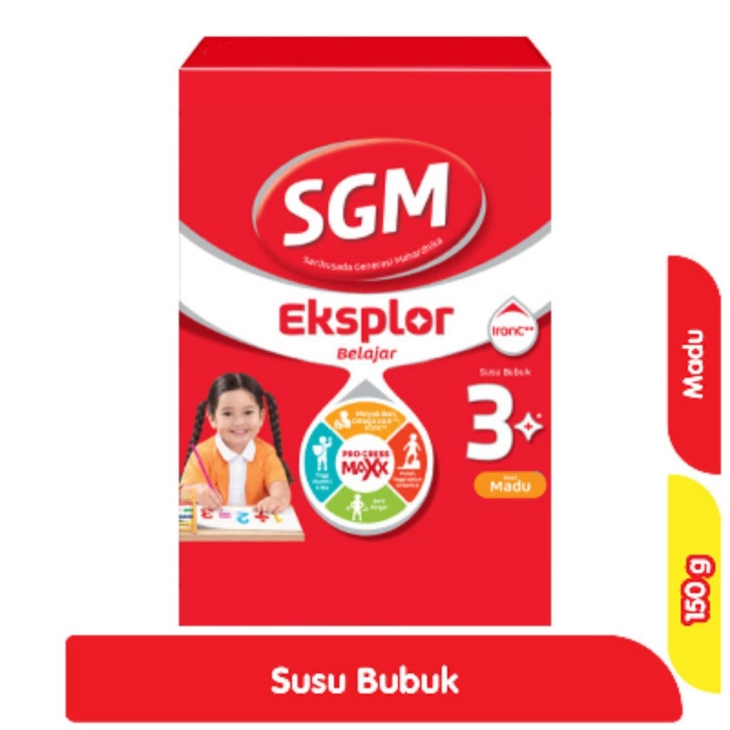 

SGM Eksplor 3+ IronC Susu Bubuk Pertumbuhan Anak Madu 150 g