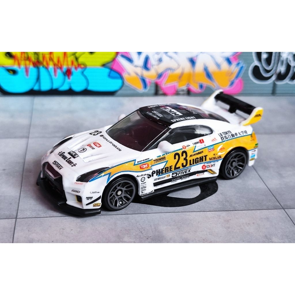 HOTWHEELS COSTUM R35 LBWK SILHOUETTE FORMULA DRIFT