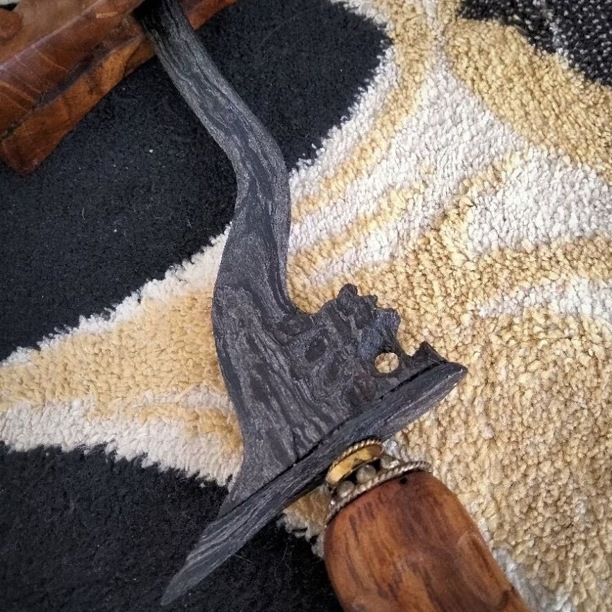 keris sepuh nogo sri naga kikik luk 3 patrem pamor wos wutah est tangguh kediri tua tersedia keris k