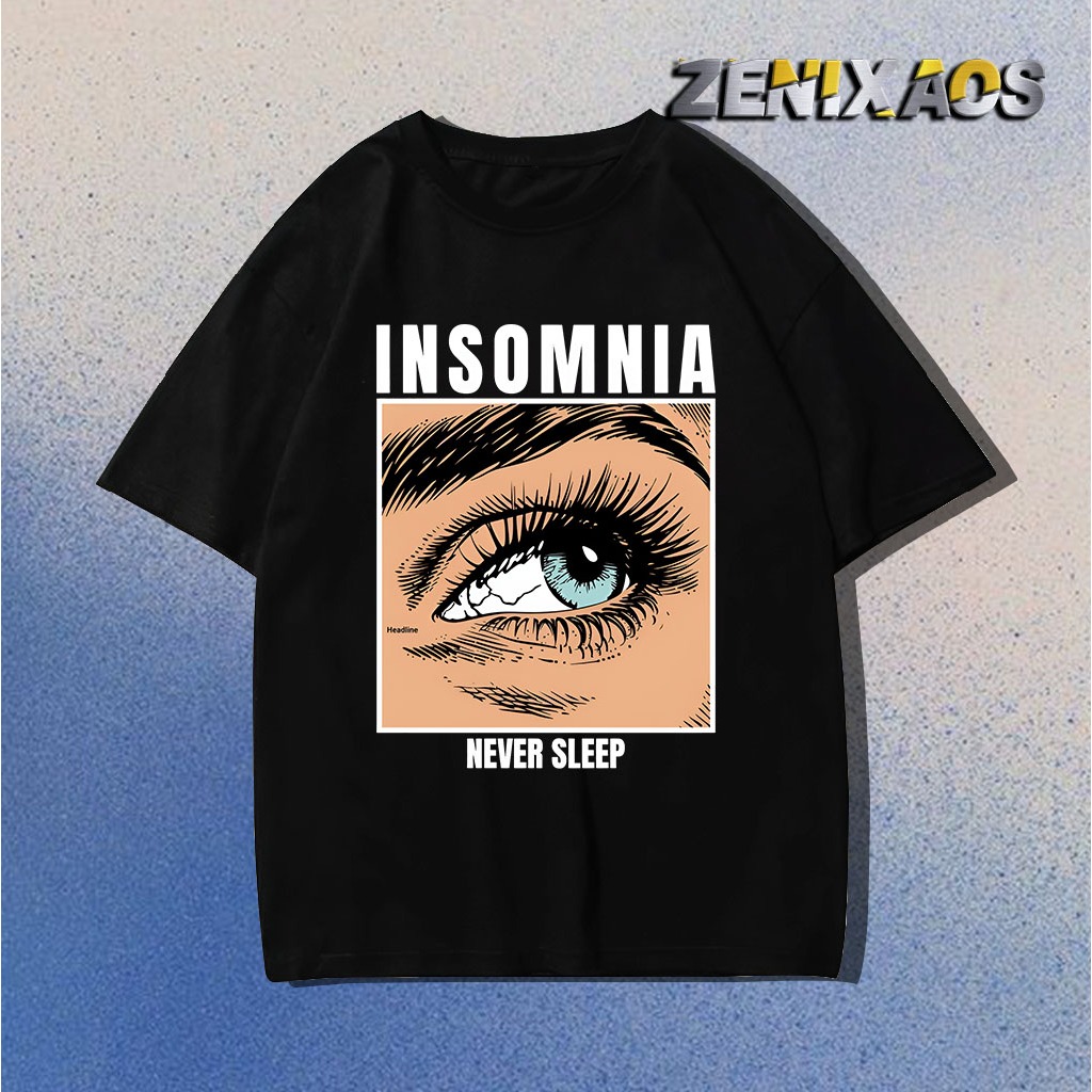 KAOS DISTRO INSOMNIA - T SHIRT DISTRO INSOMNIA KAOS INSOMNIA COCOK UNTUK PRIA DAN WANITA