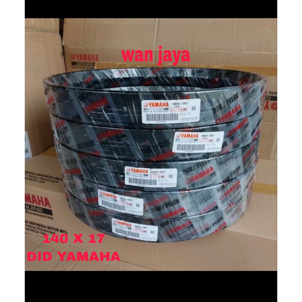 velg rim lingkar 140 17 DID Yamaha hitam Vega ZR Vega RR asli original YGP