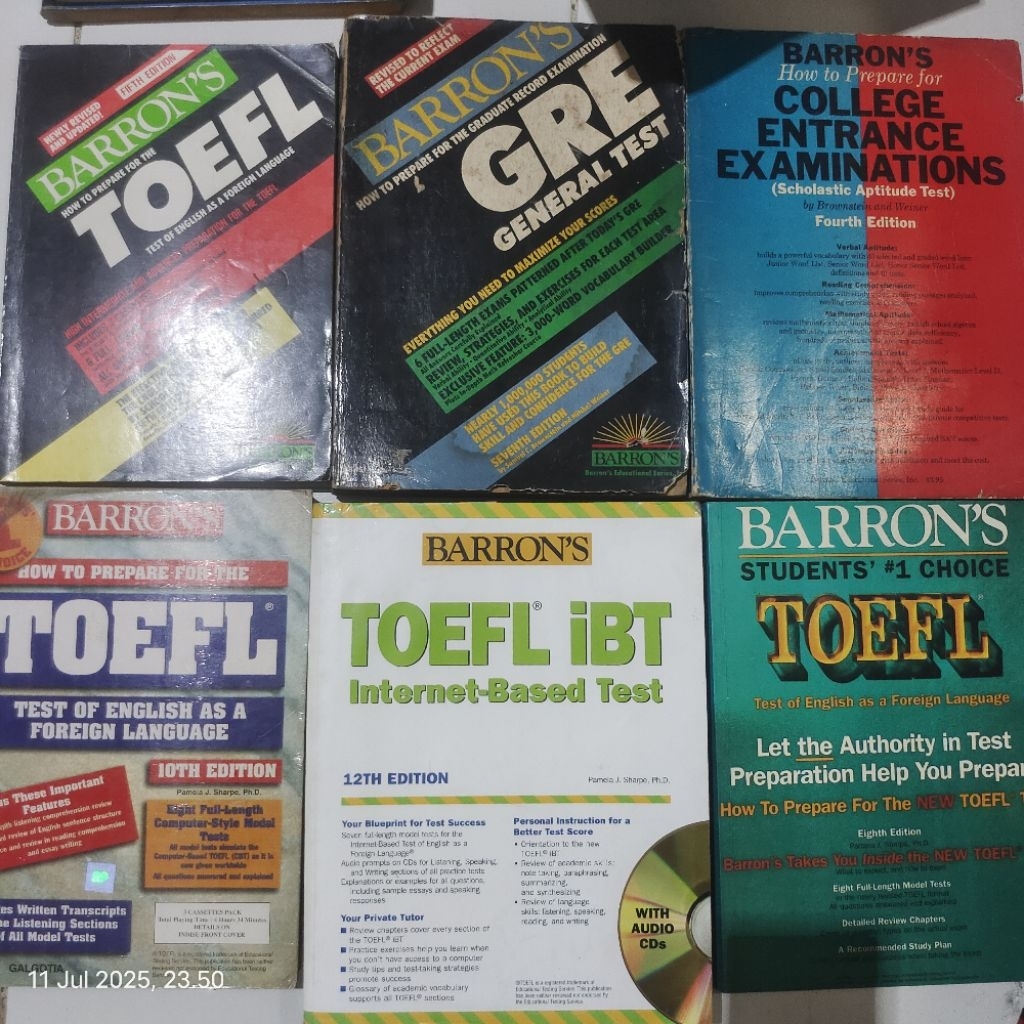 BUKU BARRON'S TOEFL ORIGINAL