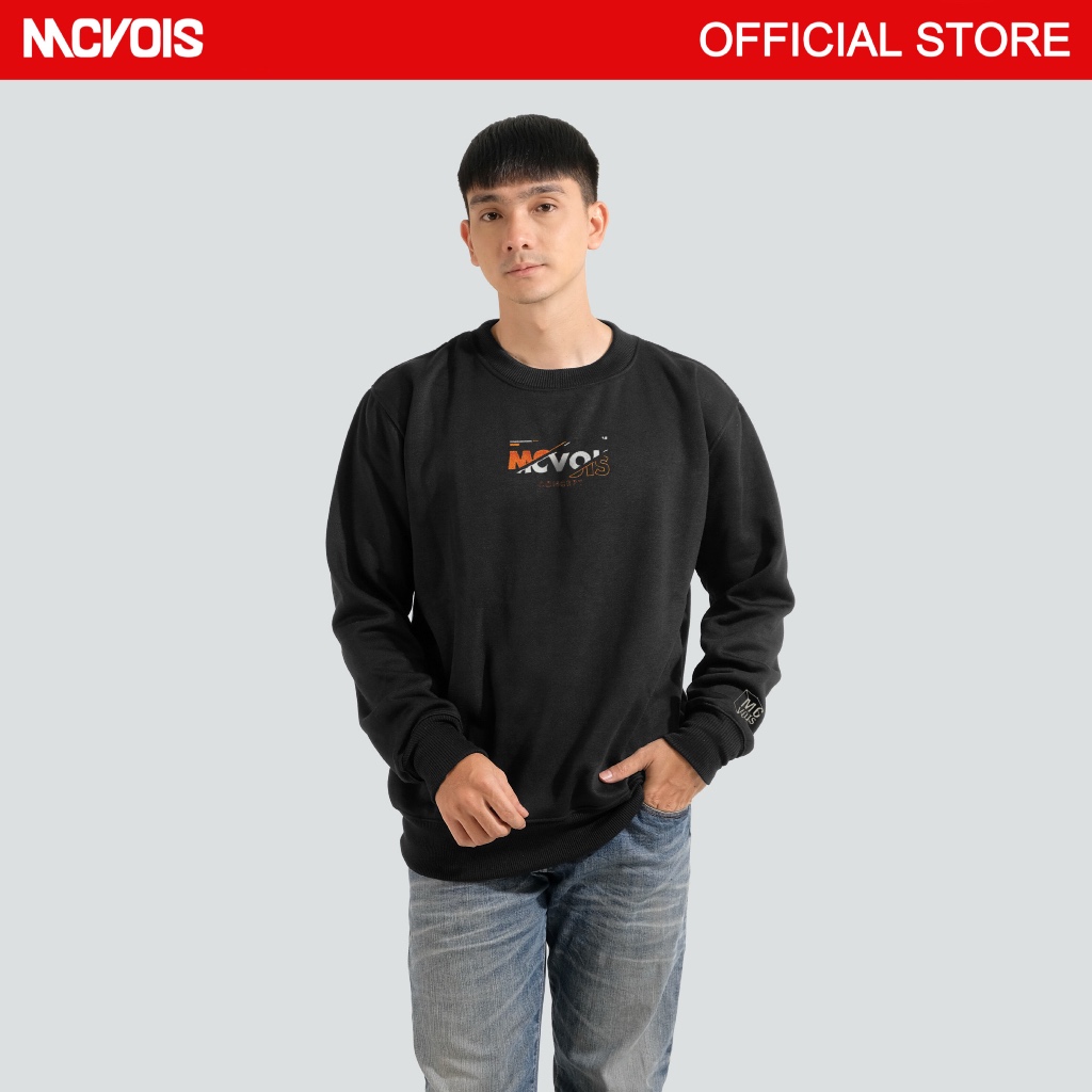 Mcvois Sweater Crewneck Bordir
