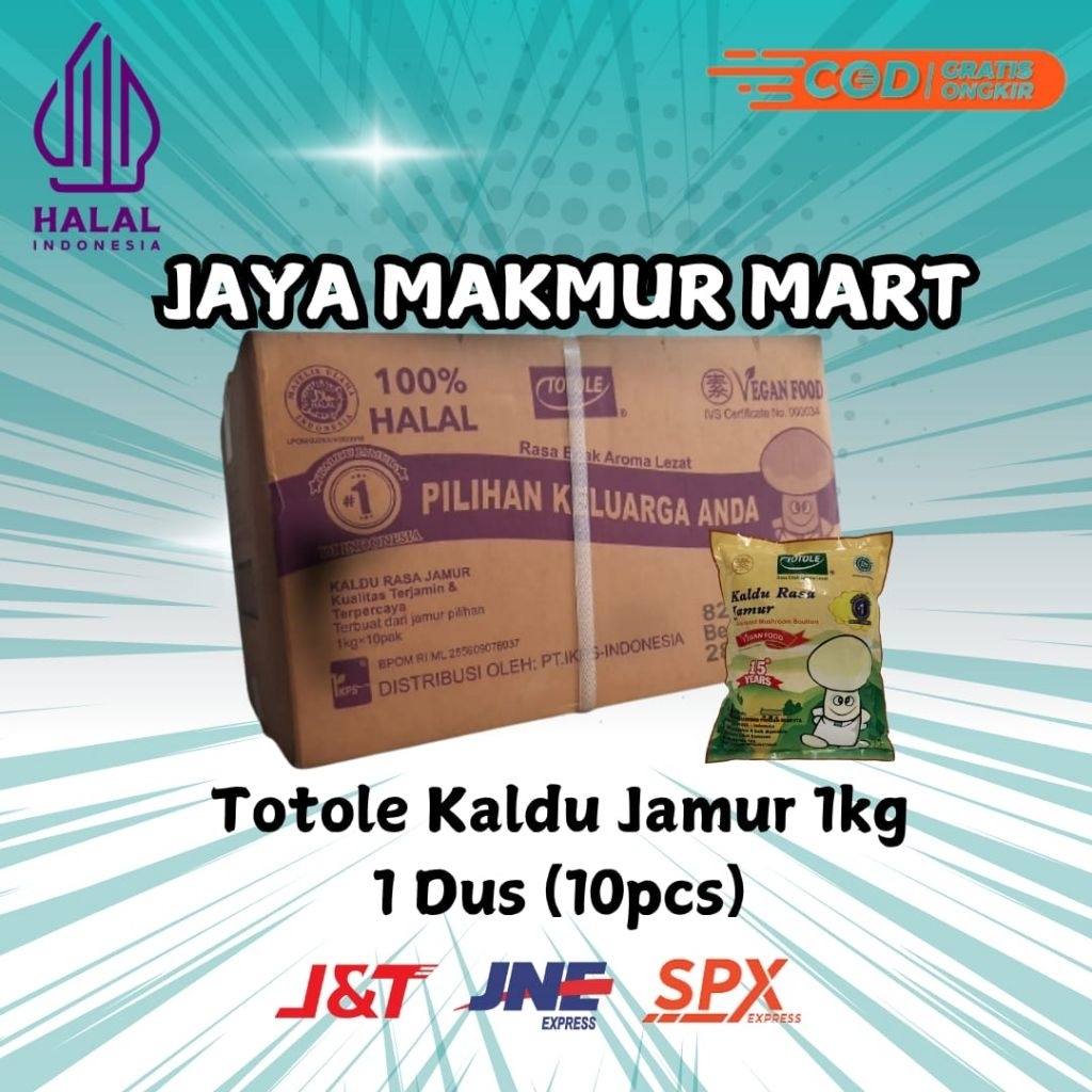 

Totole Kaldu Jamur 1kg 1 DUS isi 10pcs exp 2027