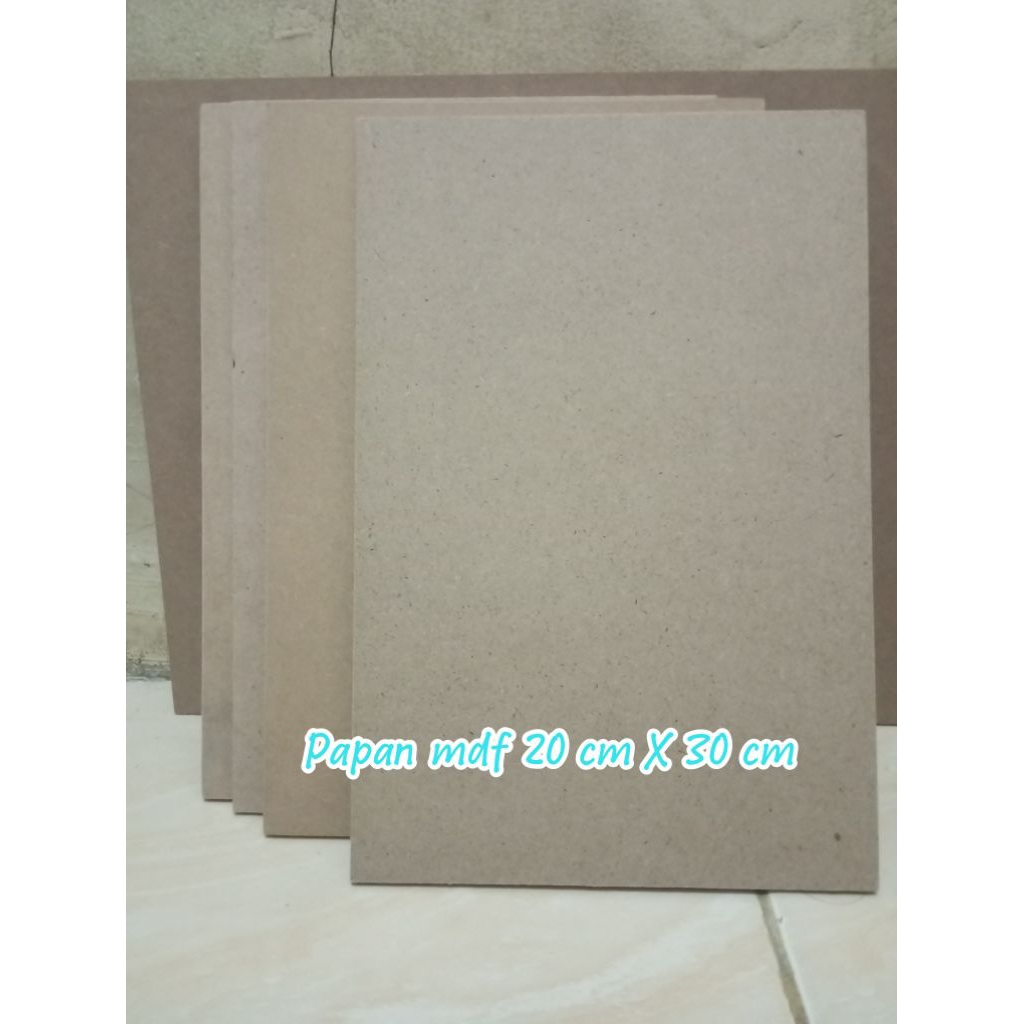 

Papan mdf 20 cm X 30 cm