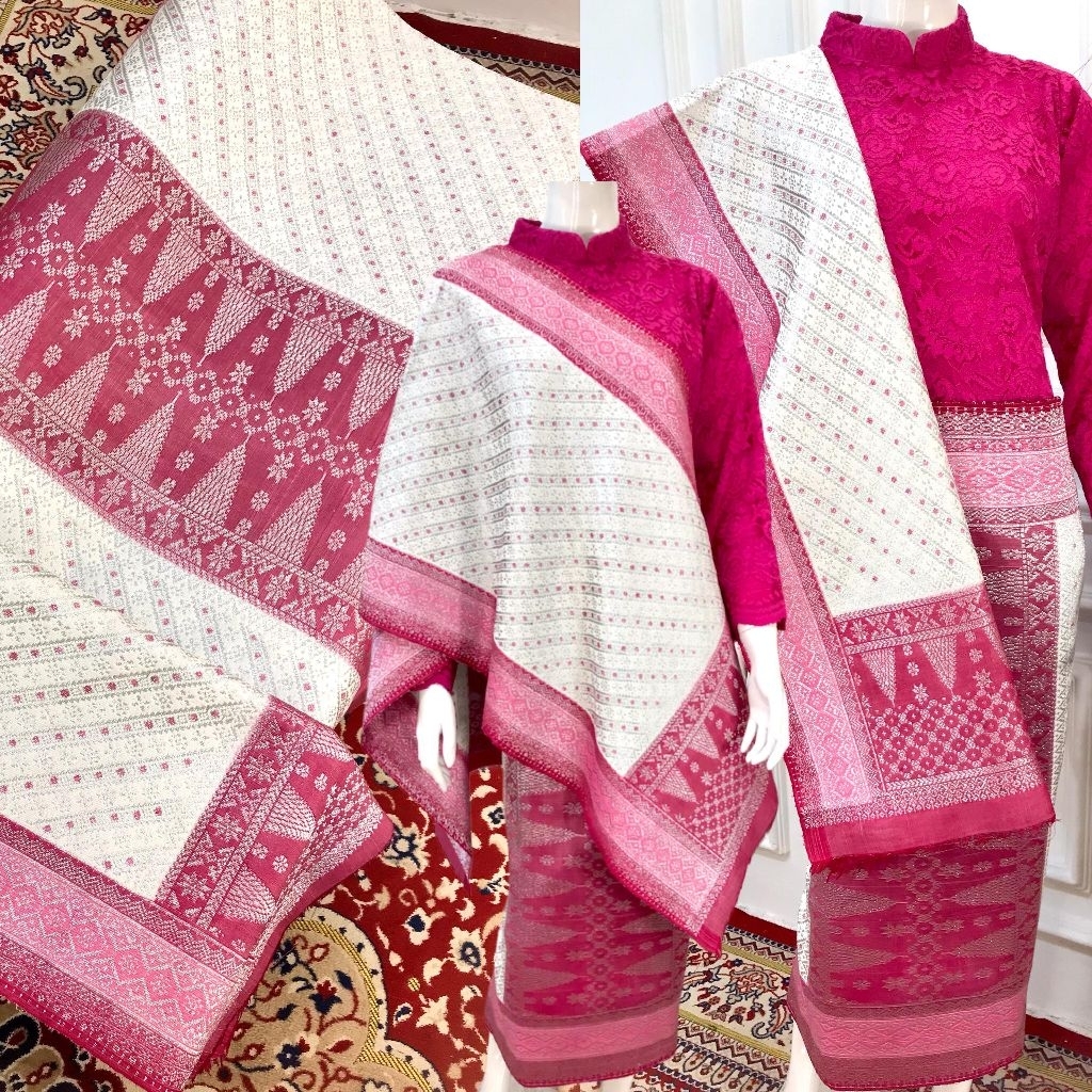 SONGKET PANCAWARNA PINGGIR MERAH/SONGKET PENGANTIN TERBARU/ ILHAM SONGKET