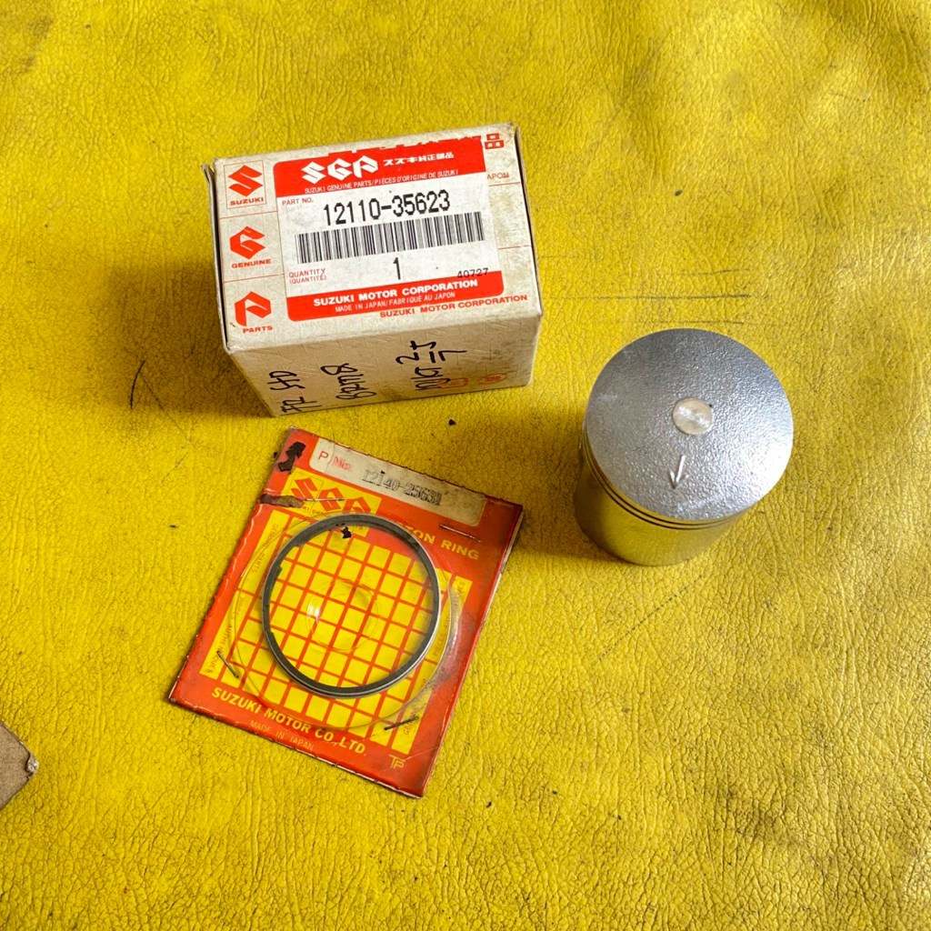 piston seher set ring Suzuki FR80 fr 80 os STD standar original