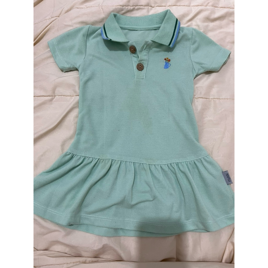 Mooi Dress Anak Perempuan Polo Dress / Preloved