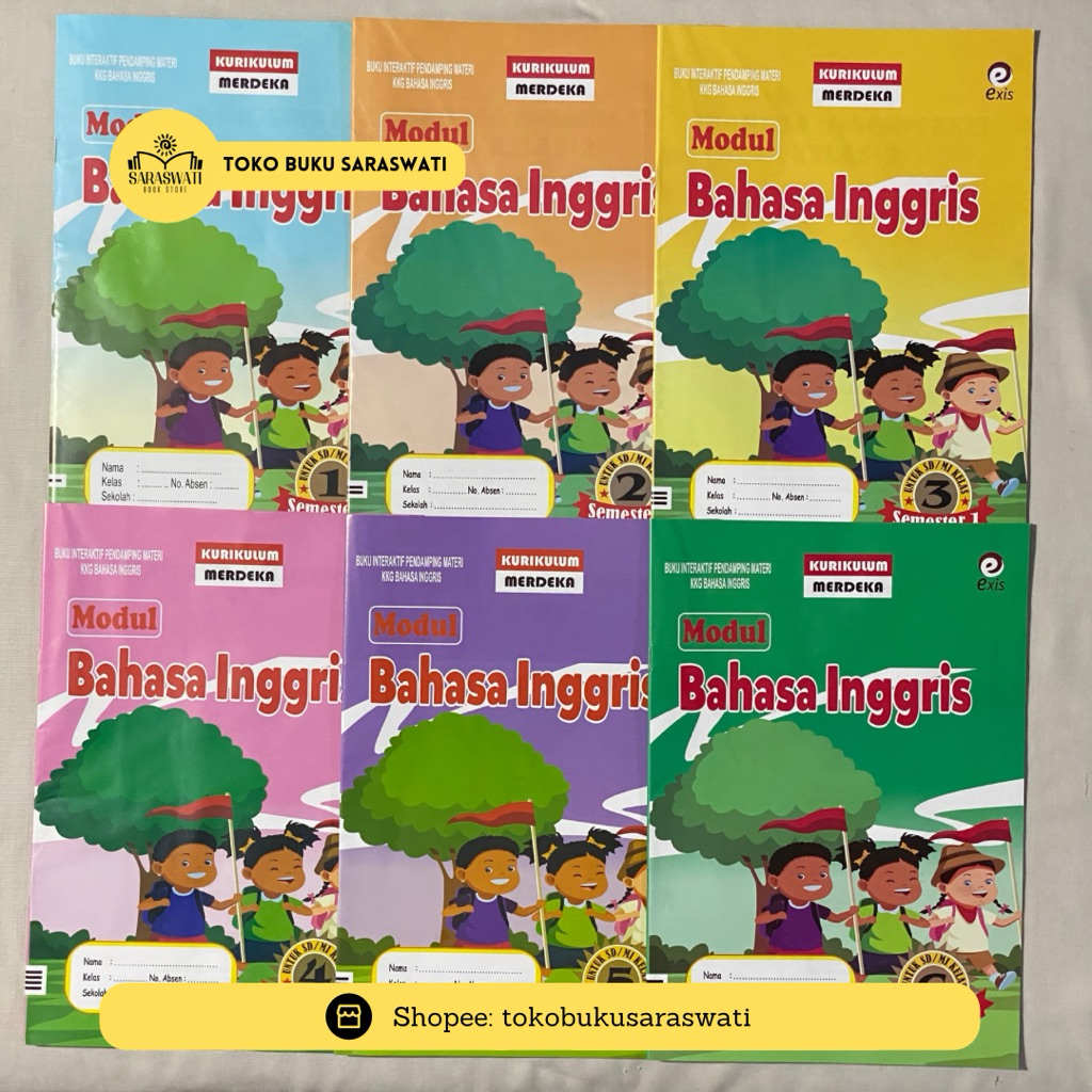 LKS EXIS BAHASA INGGRIS KLS 1,2,3,4,5,6 SEMESTER 1 KURIKULUM MERDEKA EDISI TERBARU // TRI RAMA DEWAT