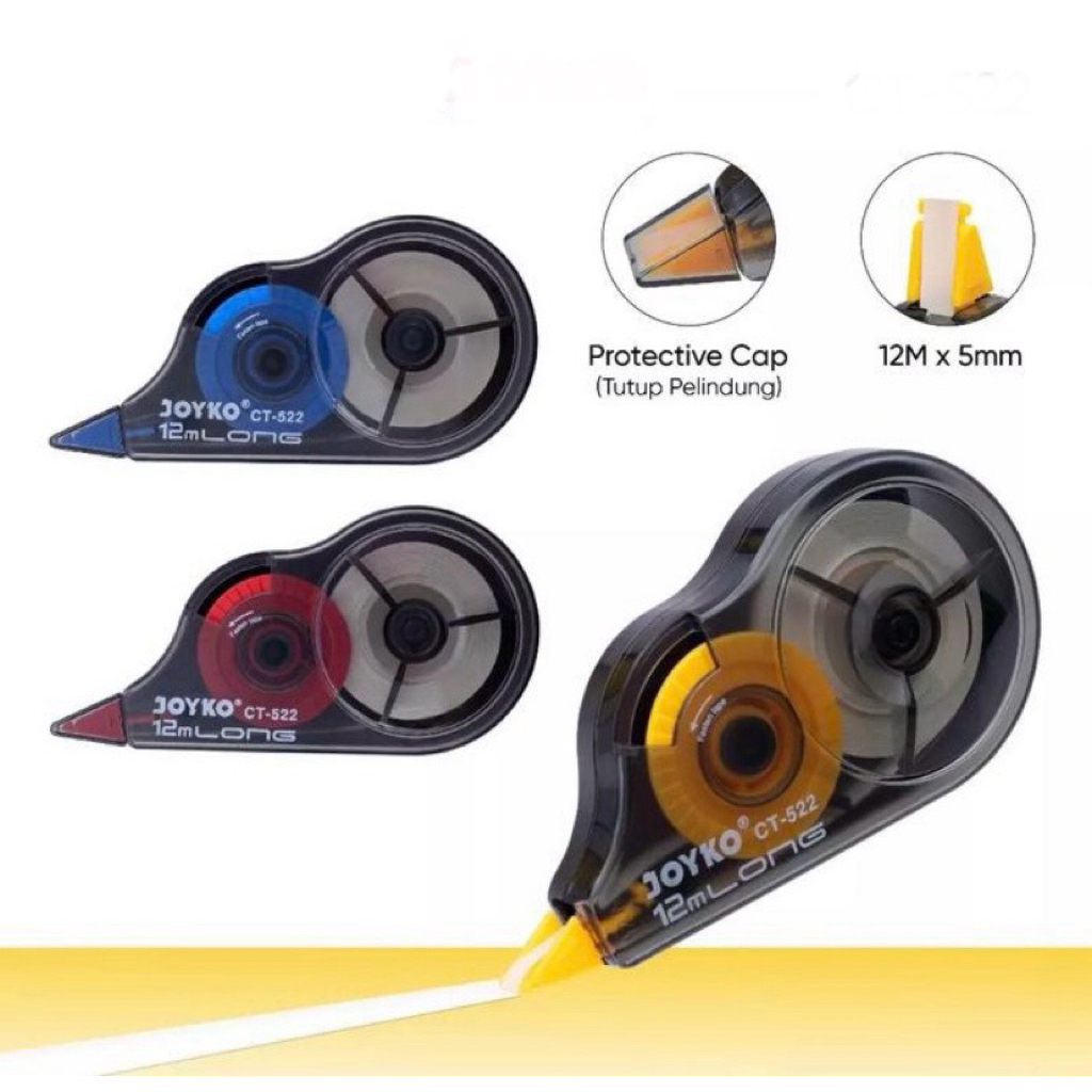 

Tip ex kertas / Correction Tape Joyko CT-522