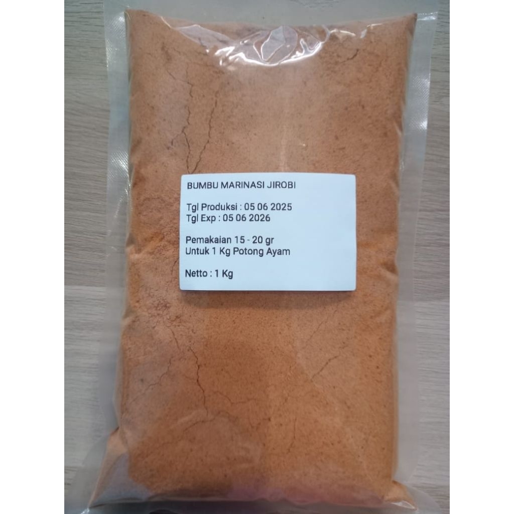 

marinasi jiroby fried chicken 1kg