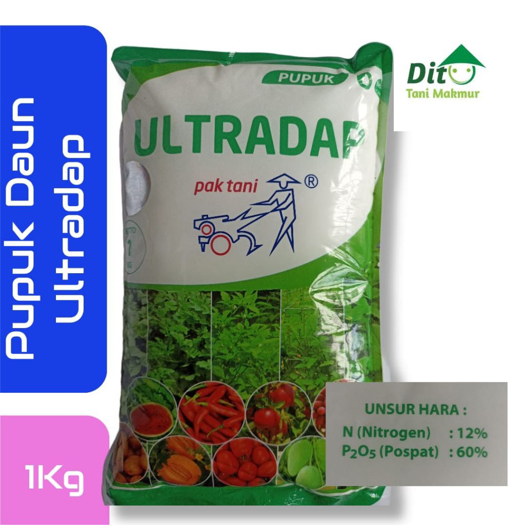 Pupuk DAP Merk Ultradap Pak tani