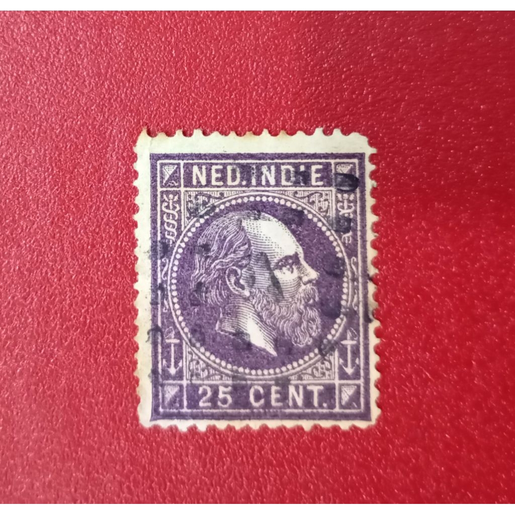

PRANGKO NED INDIE RAJA WILLEM III NOMINAL 25 CENT TAHUN 1870 - 1888