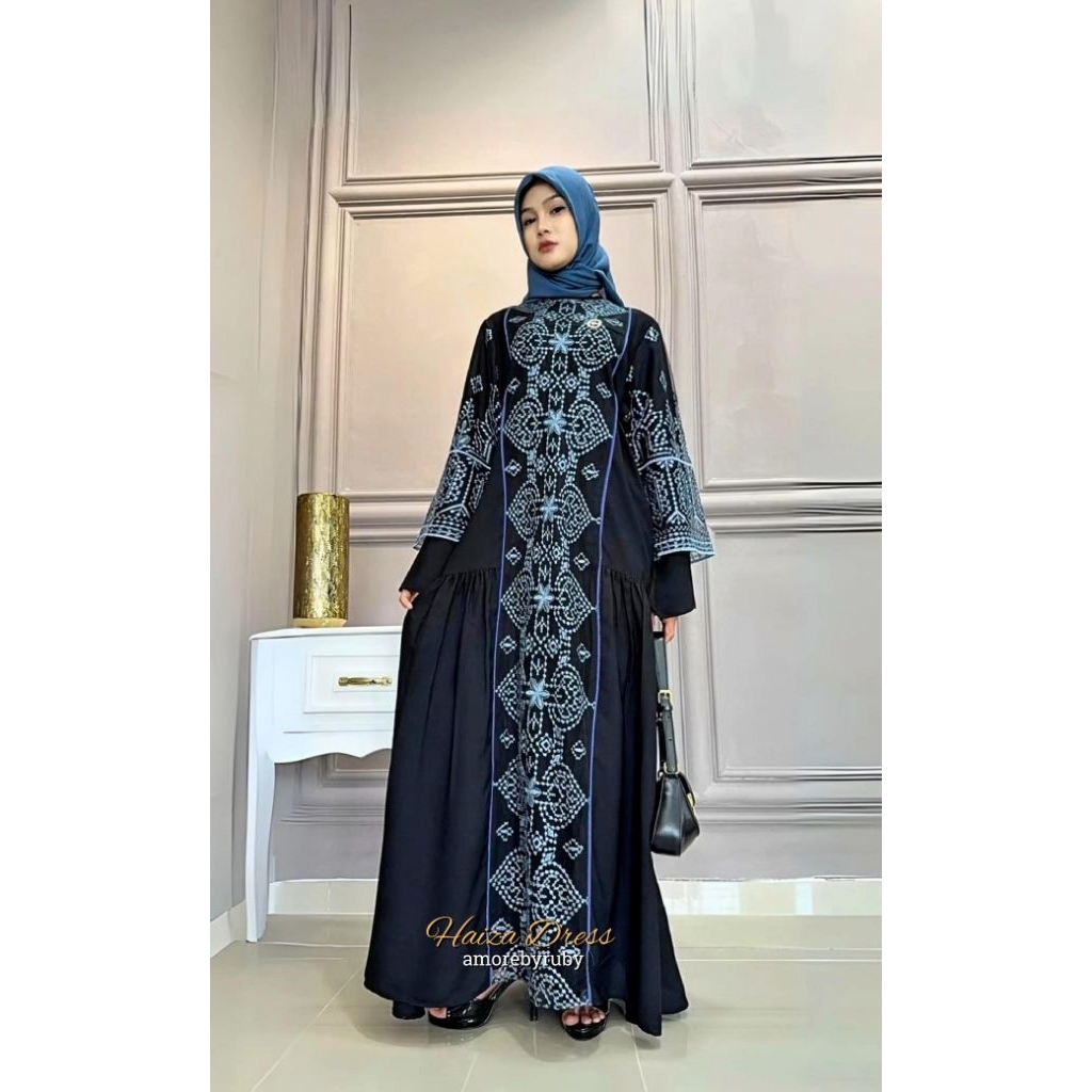 HAIZA LACE DRESS AMORE BY RUBY GAMIS SEMUA MUSIM DAN SEMUA ACARA ENAK DIPAKE ELEGAN