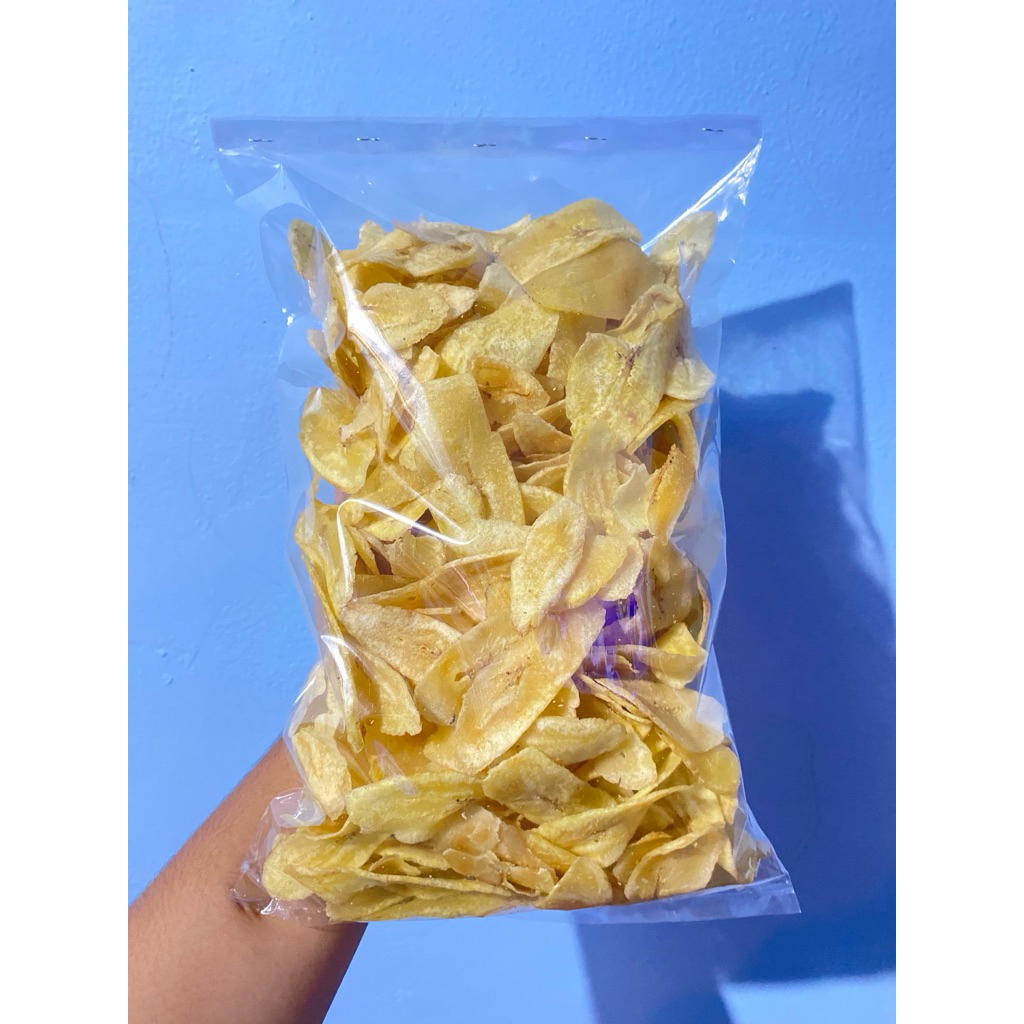 

keripik pisang asin gurih renyah kemasan 500gram