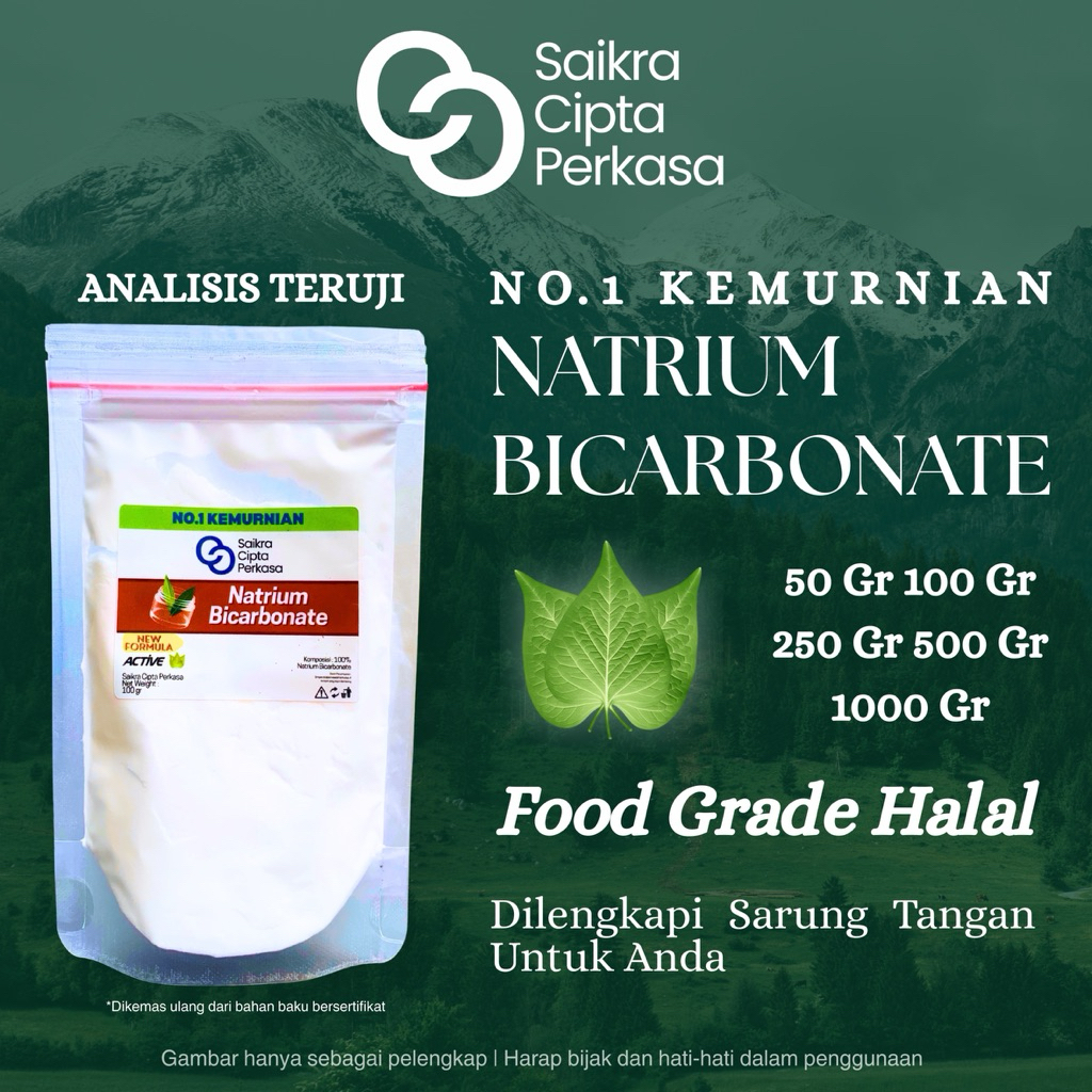 

Natrium Bikarbonat (Baking Soda) Food Grade / Soda Kue