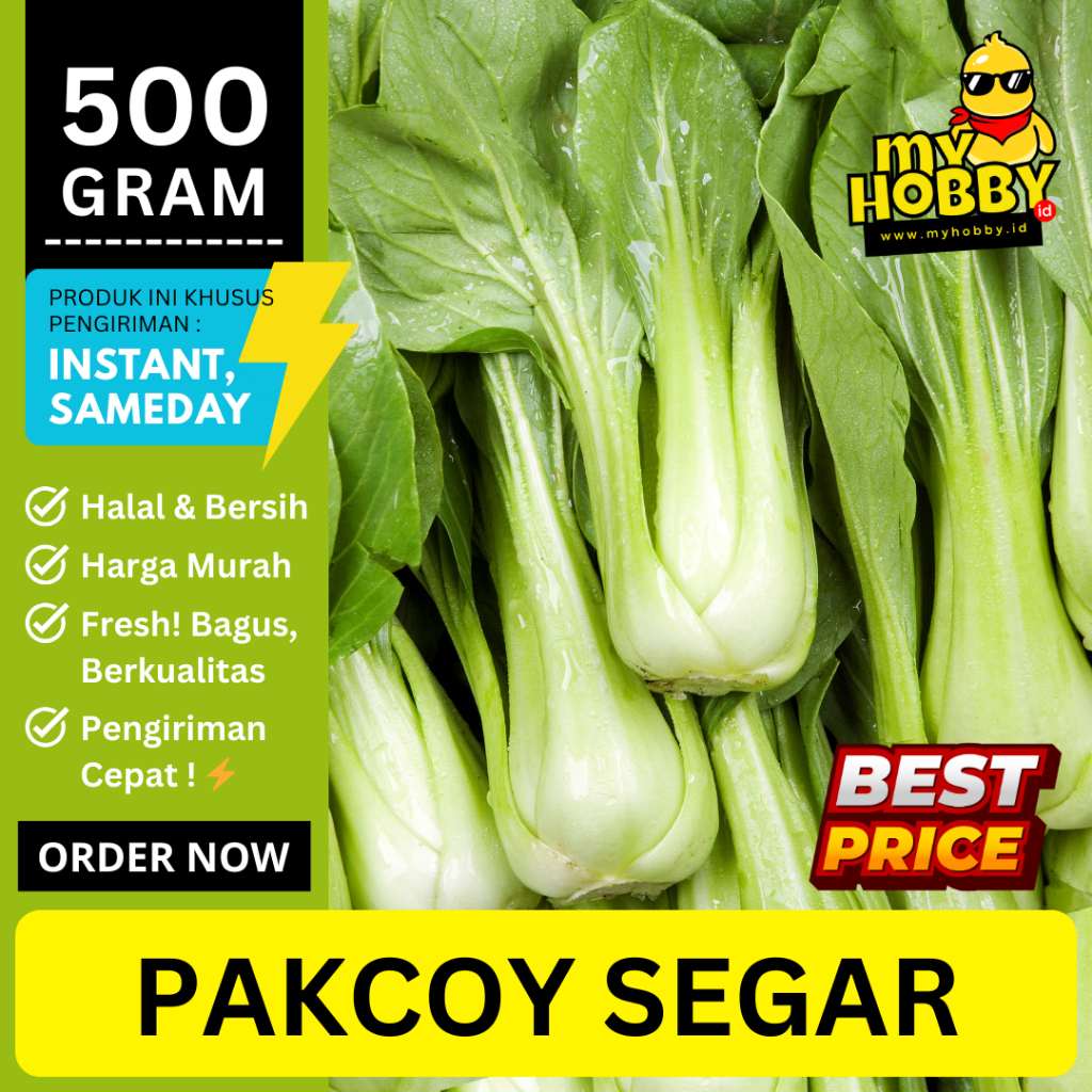 

Pakcoy Segar 500 gram! Bagus, Murah, Fresh! Bok Choy, Pakcoi, Pokcoy, Sawi Sendok Mangkok Daging