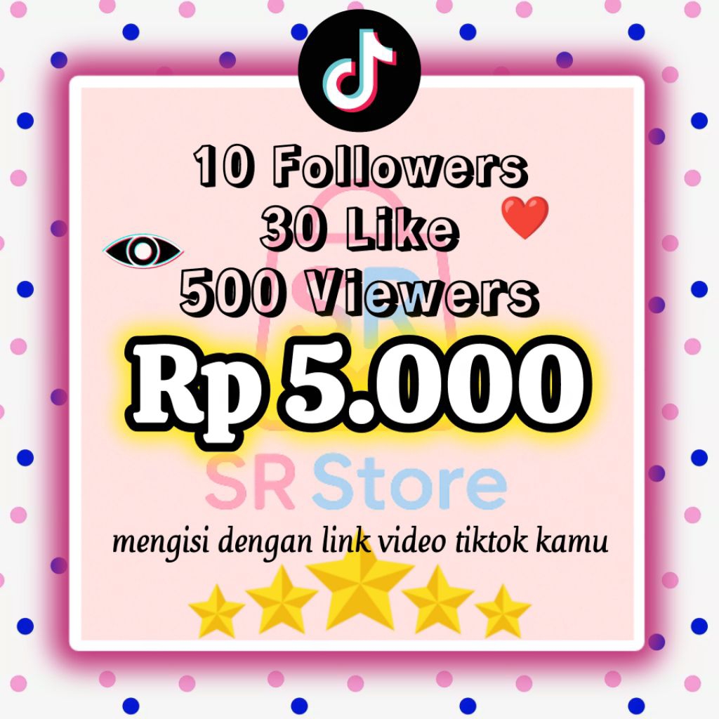 TAMBAH FOLLOWERS LIKE VIEW TIKTOK MURAH PERMANEN PROSES BERTAHAP