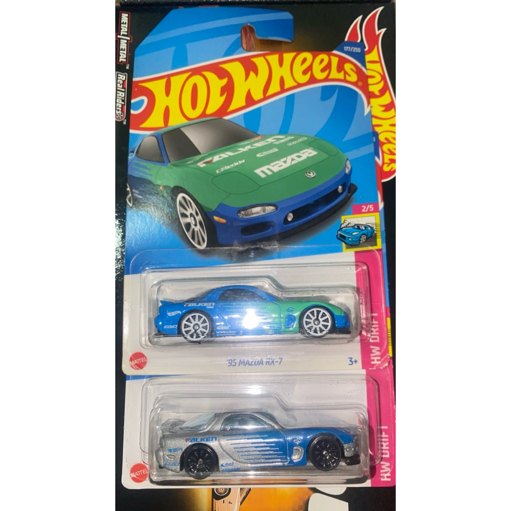 Hot Wheels 95 Mazda RX7 Falken