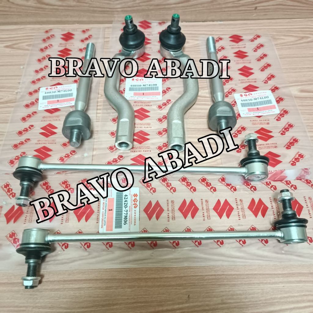 Tie Rod End + Long Tie Rod + Link Stabil Ertiga 2012 2013 2014 1015 2016 2017