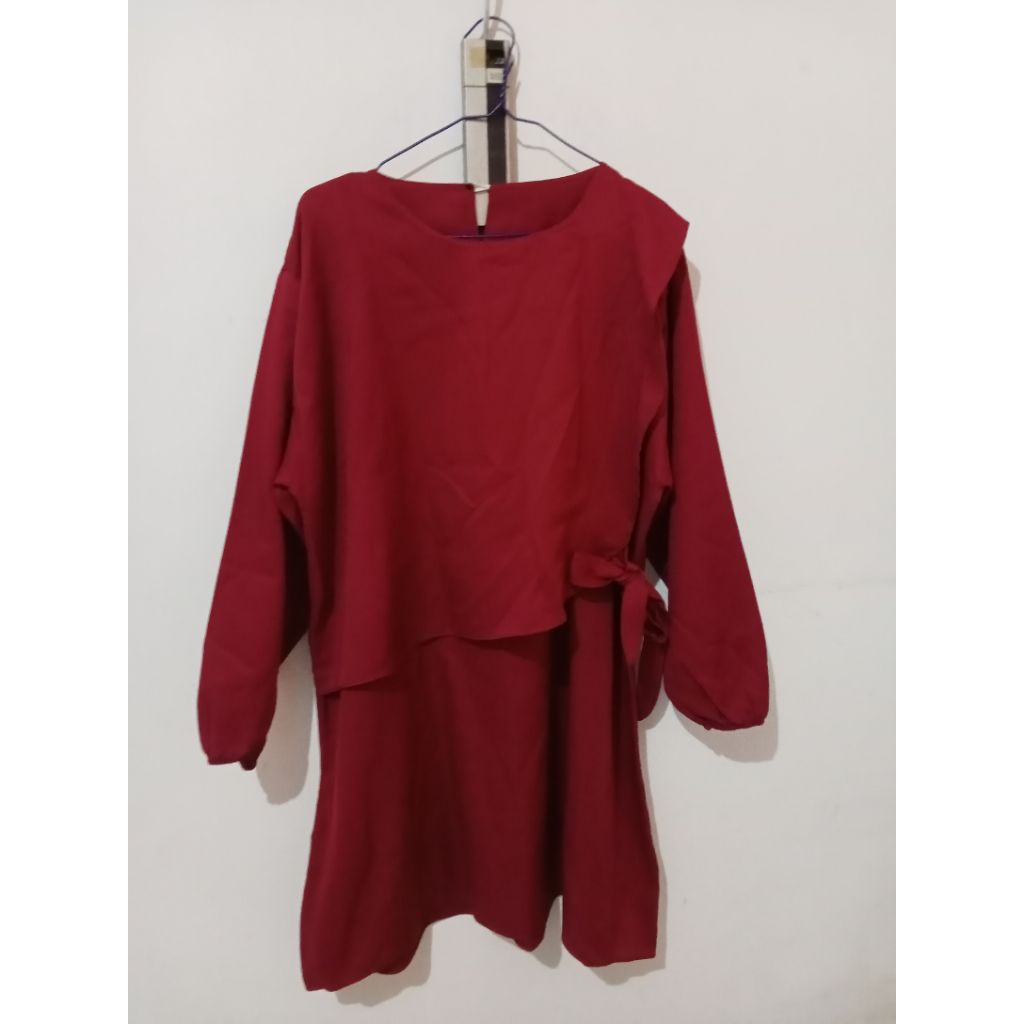 Tunik wanita tali samping