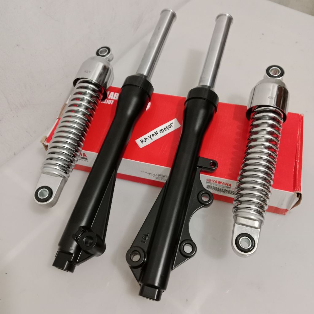 shock depan+belakang plus tabung fizr fizr fizr fizr fizr fizr vega lama force 1 sepasang 4WH