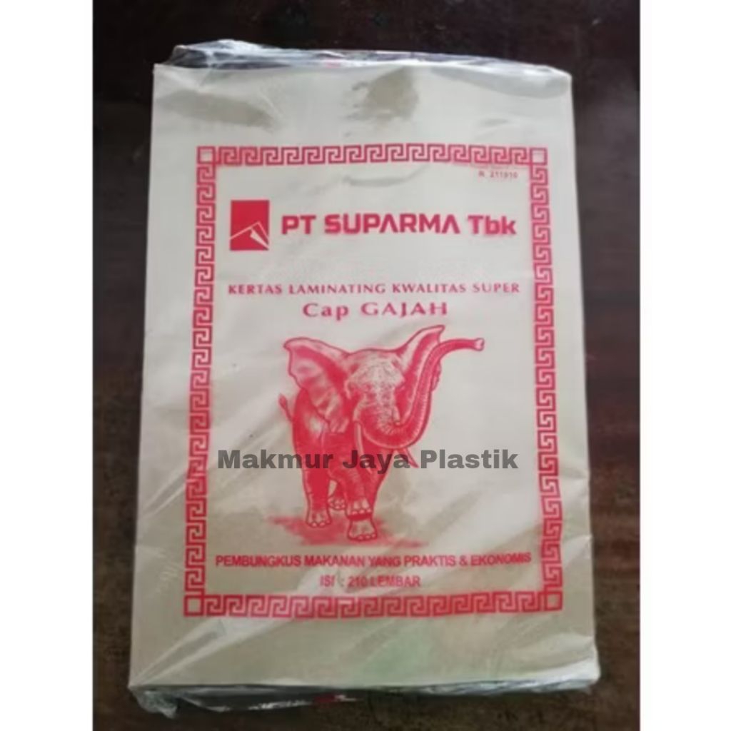 Kertas Nasi Gajah Merah/Kertas Minyak Gajah Merah/Kertas Nasi Cap Gajah