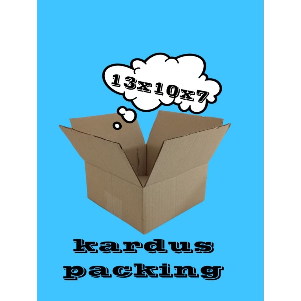 

kardus packing UK 13x10x7 kardus kecil..