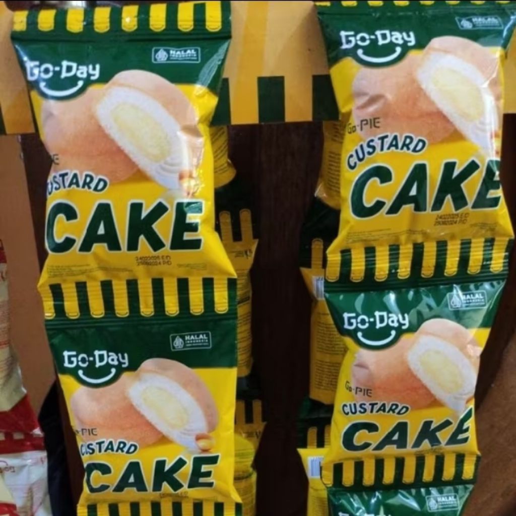 

Promo Terbatas 10 Pcs Go - Day Custard Cake 25G / Pcs