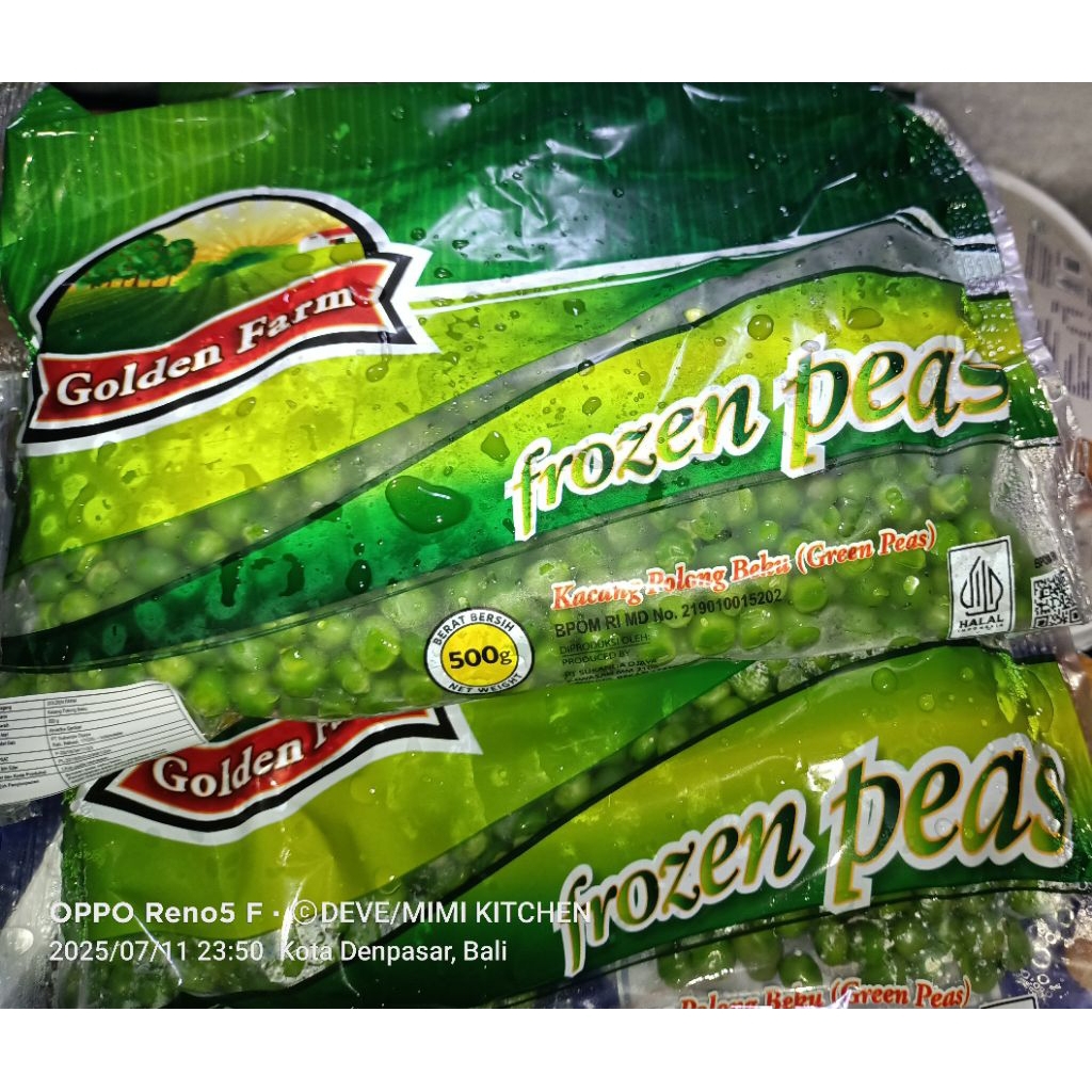 

Golden farm Green Peas kacang polong 500gr