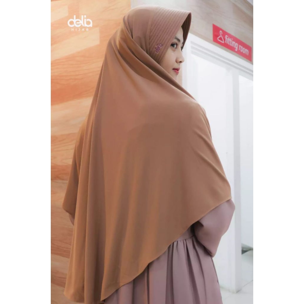 Delia Hijab PREMIUM kerudung langsung - bergo L Delia