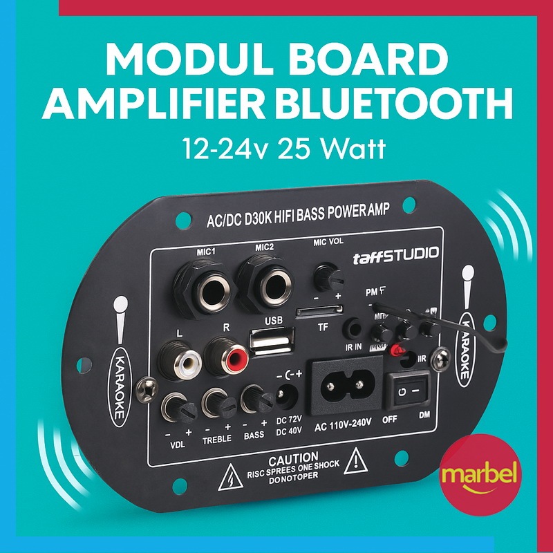 Modul Board Amplifier Audio Bluetooth Untuk Speaker Aktif 35W D30K