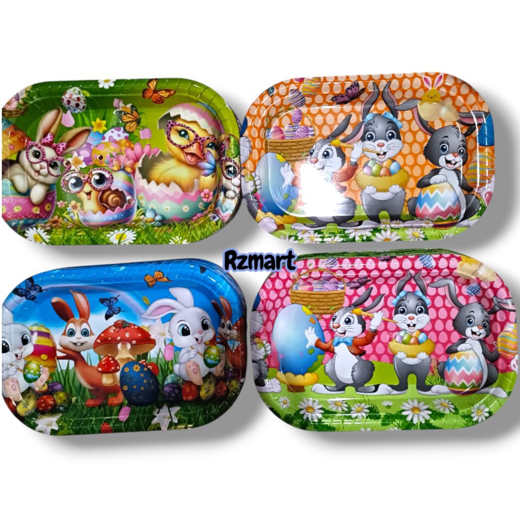 Nampan Plastik / Nampan Saji Cantik / Nampan Plastik Oval dan Persegi