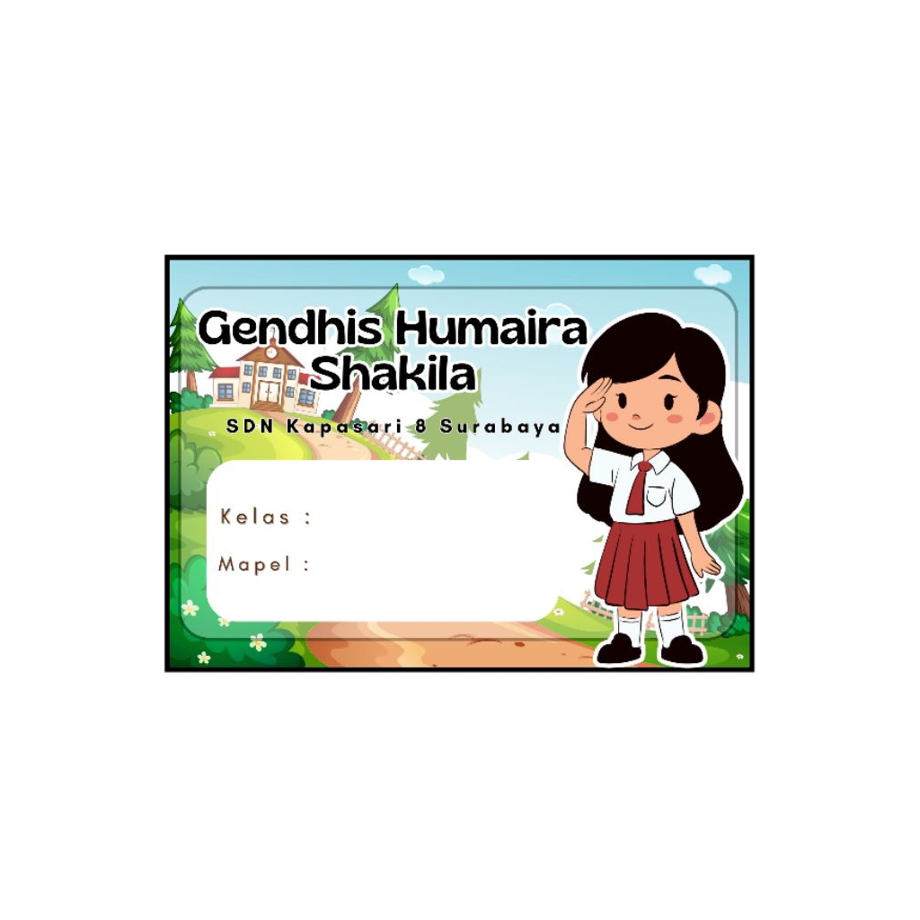 

[isi 48] Sticker Label Nama Anak Sekolah
