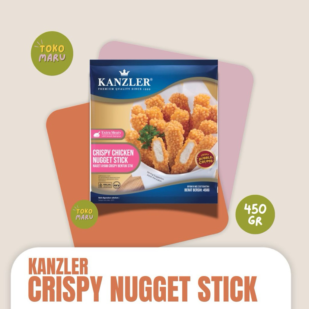 

KANZLER CRISPY CHICKEN NUGGET STICK 450gr