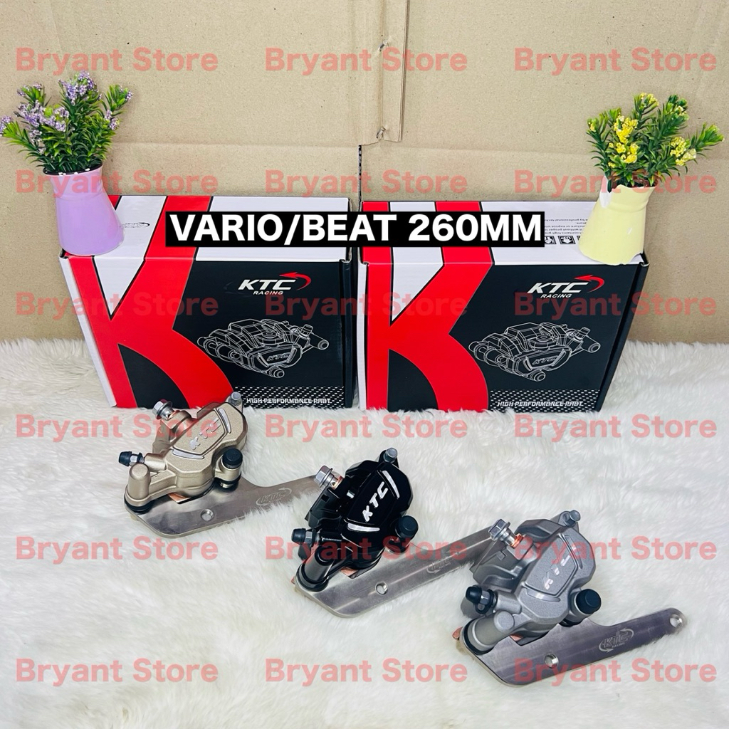 KTC RACING ORIGINAL KALIPER 2 PISTON HYLOZ DEPAN KANAN KIRI MIO SPORTY J SMILE FINO SOUL GT XRIDE M3